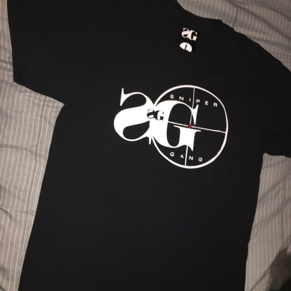 Sniper gang kodak black t shirt merch vlone tour S